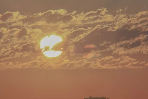 Flat Sunrise Timelapse log Stock Footage 96469222