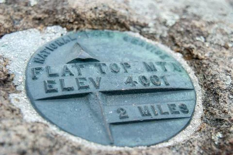 Flat Top Marker with Ice Photos