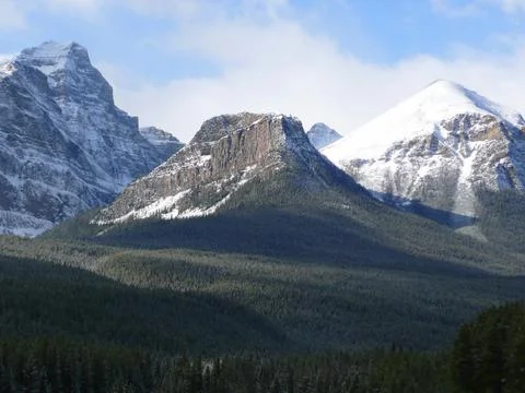 Flat Top Mountain Foto stock