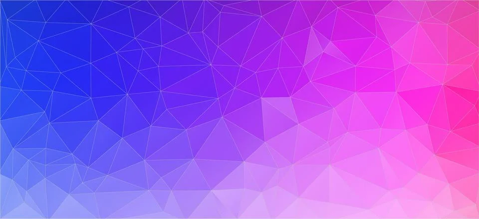 Flat triangle bright gradient background Stock Illustration