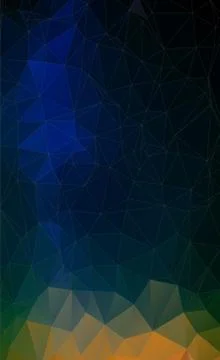 Flat triangle geometric colorful background Stock Illustration