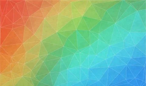 Flat triangle gradient background with grunge texture Stock Illustration