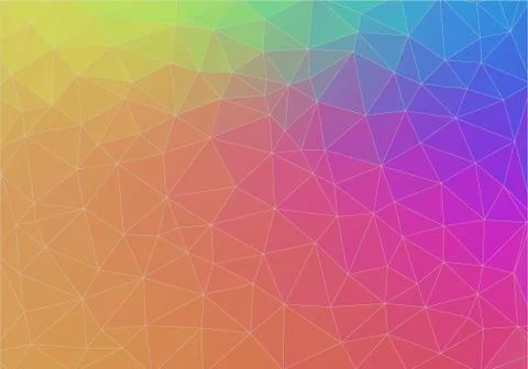 Flat triangle gradient color wallpaper Stock Illustration