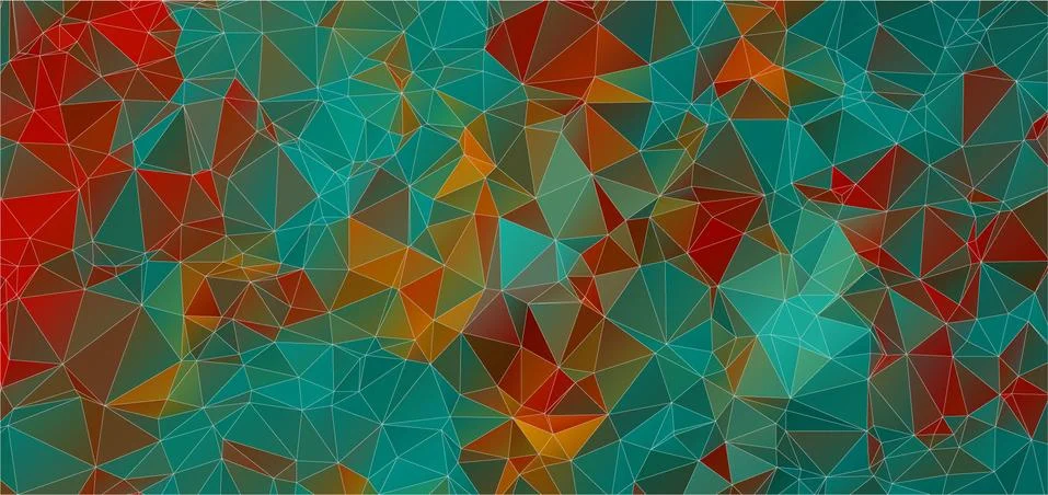 Flat triangle horizontal cover Stock Illustration