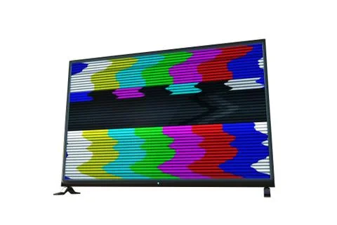 Flat tv Stock Illustration