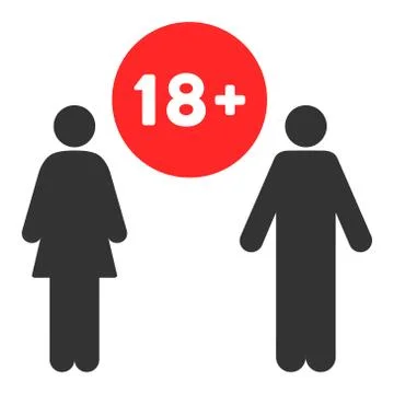 Flat Vector For Adults Icon イラスト素材