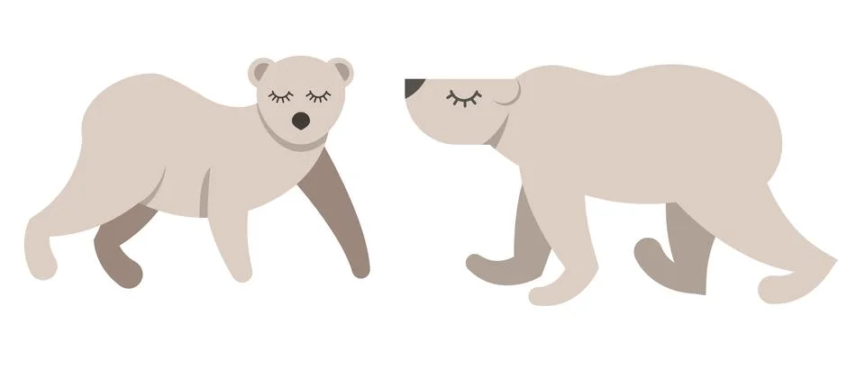 Flat vector characters Stock Illustration