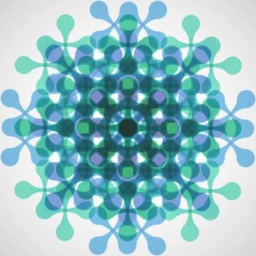 Flat vector color abstract technical pattern eps Stock Illustration