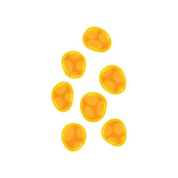 Flat vector design of dangerous virus. Infectious agent. Structure of pathogenic Stock Illustration