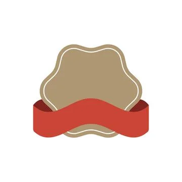 Flat vector design shape starburst icon, sunburst of banner and label on whit Stock Illustration