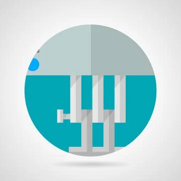 Flat vector icon for action camera mount Stock Illustration