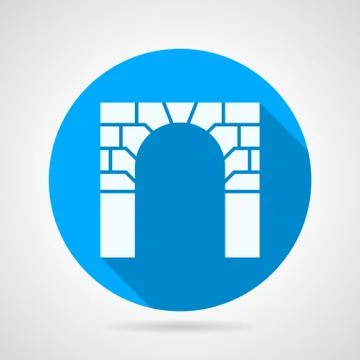 Flat vector icon for arch Stock Illustration