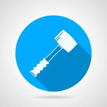Flat vector icon for construction. Sledgehammer Stock Illustration