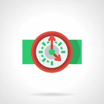 Flat vector icon for deadline Ilustración de archivo