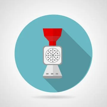 Flat vector icon for kitchen. Mincer Illustrazione stock