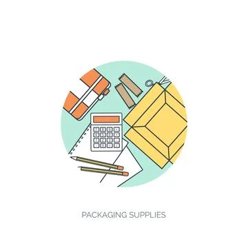 Flat vector illustration backgrounds set. International delivery, worldwide Stock Illustration