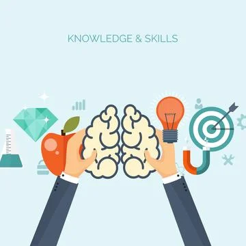 Flat vector illustration. Be a leader. Ideas generating. Creativity and teamwork Stock Illustration