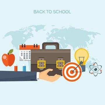Flat vector illustration. Be a leader. Ideas generating. Creativity and teamwork Stock Illustration