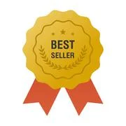 Best seller label icon vector for graphic design, logo, website