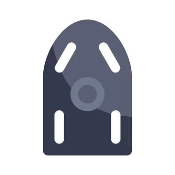 Flat vector illustration of electric iron baseplate design Stock Illustration