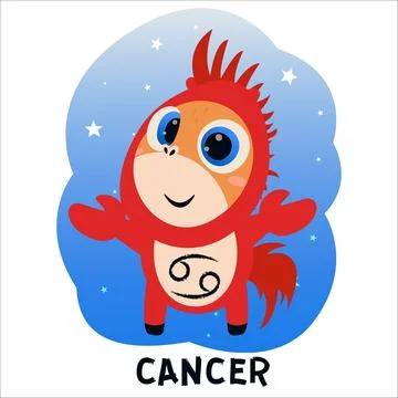 Flat vector illustration of a horse dressed as a zodiac sign. Pony, Aries, Leo,  Stock Illustration