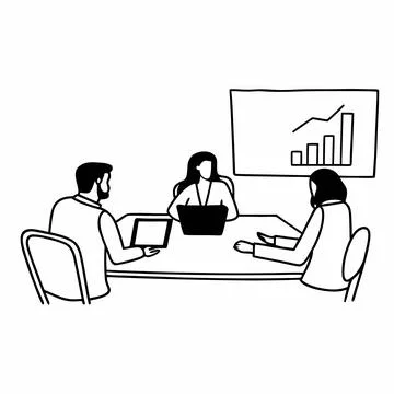 Flat Vector Illustration Of Modern Business Brains Stock Illustration