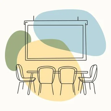 Flat Vector Illustration Of Modern Corporate Train (1) Stock Illustration