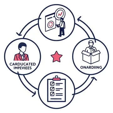 Flat Vector Illustration Of Modern Recruitment Pro Stock Illustration