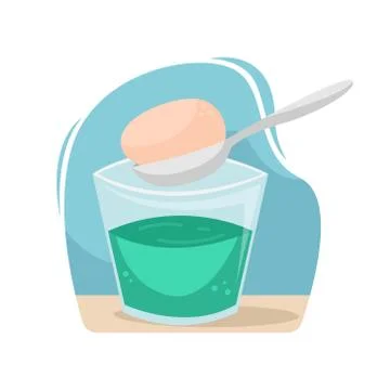 Flat vector illustration of painting Easter eggs. Preparing for the celebrati Stock Illustration