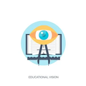 Flat vector illustration. Study ,learning concept background. Distance education Illustrazione stock