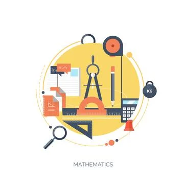 Flat vector illustration. Study ,learning concept background. Distance education Stockillustratie