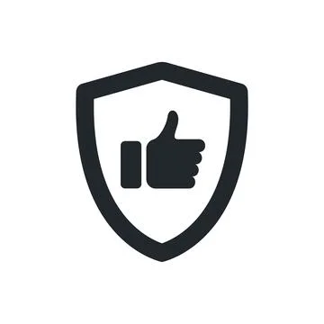 Flat vector image isolated on white background, like icon and shield, quality Stock Illustration