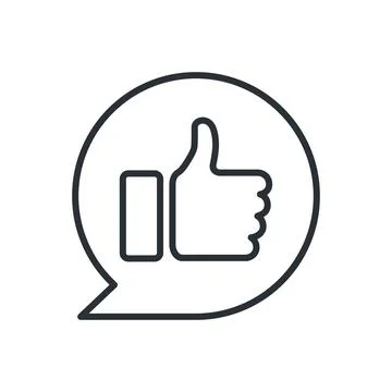 Flat vector image in a linear style on a white background, like icon inside a Stock Illustration