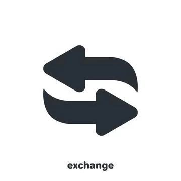 Flat vector image on white background, black arrows pointing in different dir 库存插图