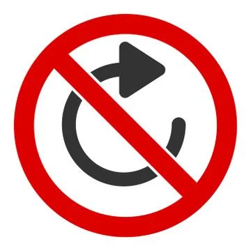 Flat Vector No Rotation Icon 스톡 일러스트