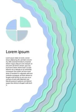 Flat Vector Poster Design Template Stock Illustration