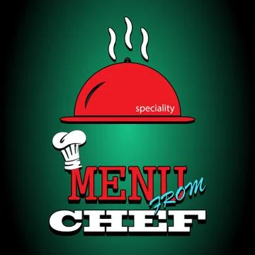 Flat vector poster. Restaurant menu design 스톡 일러스트