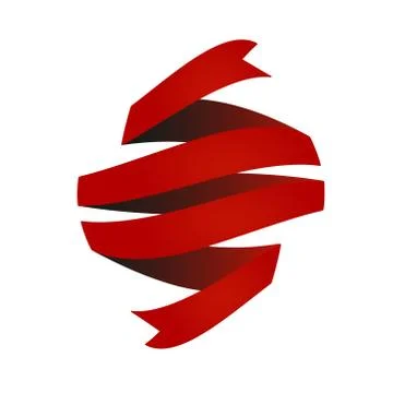 Flat Vector Ribbon Label Stock Illustration