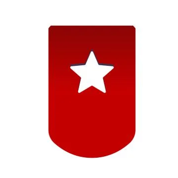 Flat Vector Ribbon Label Stock Illustration