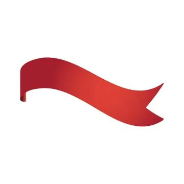 Flat Vector Ribbon Label Stock Illustration