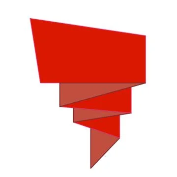 Flat Vector Ribbon Label Stock Illustration