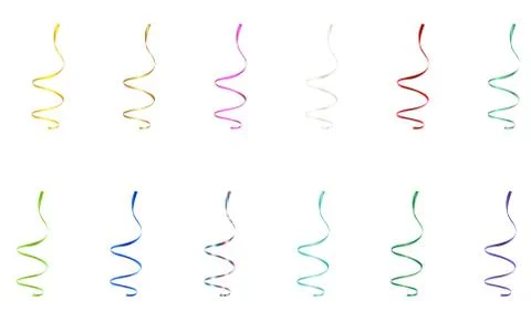 Flat Vector Ribbon Label Stock Illustration