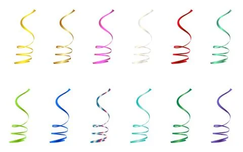 Flat Vector Ribbon Label Stock Illustration