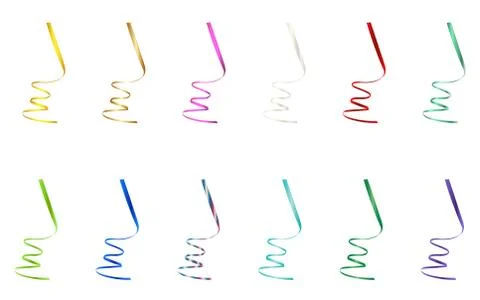 Flat Vector Ribbon Label Illustrazione stock