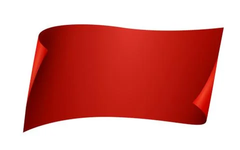 Flat Vector Ribbon Label Stock Illustration