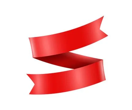 Flat Vector Ribbon Label Stock Illustration