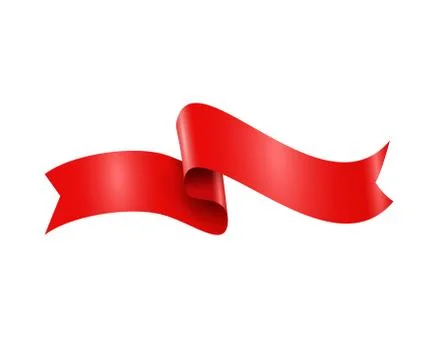 Flat Vector Ribbon Label Stock Illustration