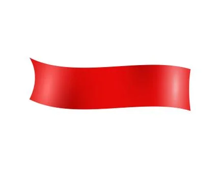 Flat Vector Ribbon Label Stock Illustration