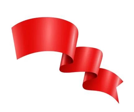 Flat Vector Ribbon Label Stock Illustration