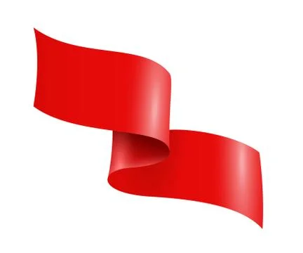 Flat Vector Ribbon Label Stock Illustration